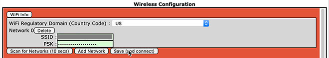 WiFi configuration 3